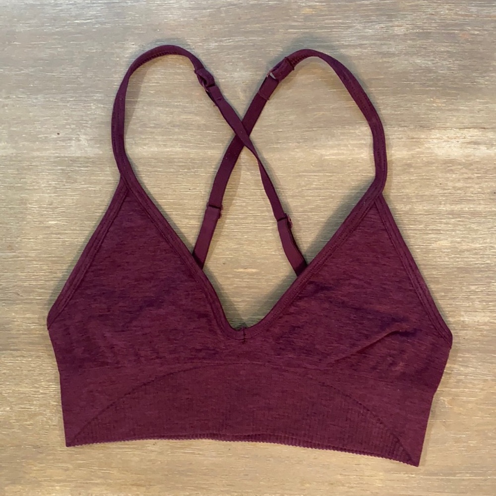 Lulu bra maroon